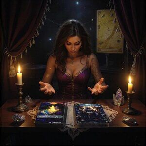 Tarot Card Deck ✦ Mystical Divination Cards ✦ w/ Guidebook & Keepsake Box NWT